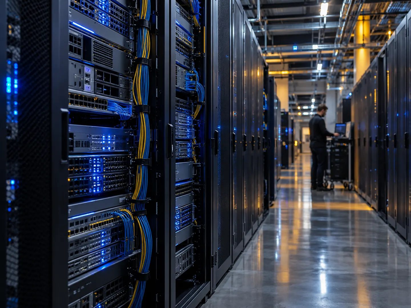 Server infrastructure supporting business recovery operations
